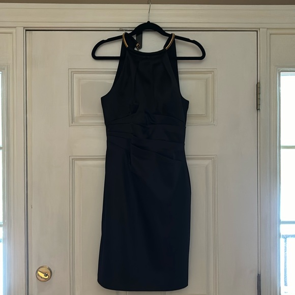 Eliza J Satin Dress - Picture 1 of 3